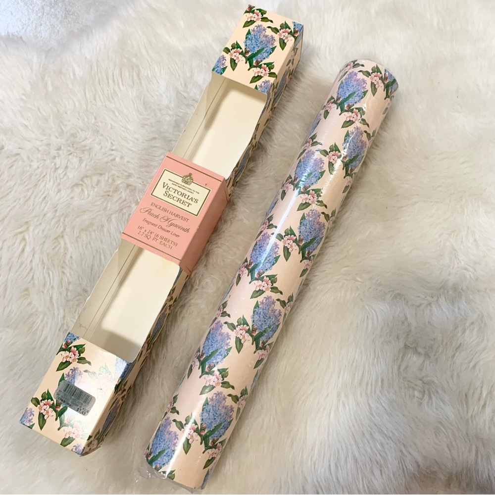 Vintage Victoria’s Secret fragranced drawer liner harvest peach hyacinth